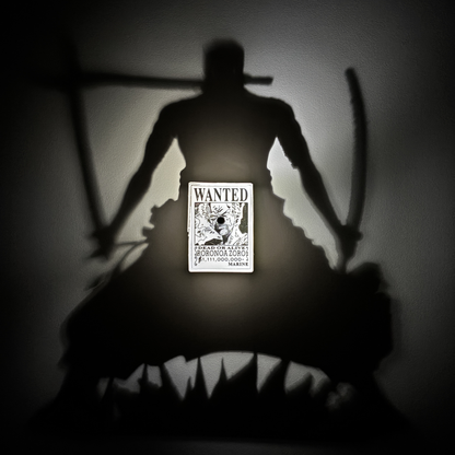 Nightshape 3D-Schattenlicht – Zoro-Motiv